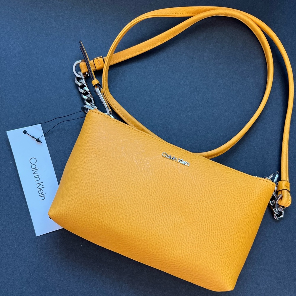 NWT CALVIN KLEIN HAYDEN MINI CROSSBODY BAG SMALL P - Picture 1 of 7